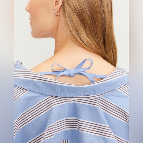 NWT Everlane tie waist blouse - Picture 3 of 4